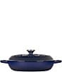 Color:Indigo - Image 2 - Olive Branch Collection Signature Braiser with Stainless Steel Knob