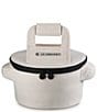 Le Creuset Round Dutch Oven Canvas Tote Bag, Color:Ecru - Image 1