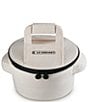 Le Creuset Round Dutch Oven Canvas Tote Bag, Color:Ecru - Image 2