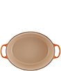 Le Creuset Signature 15.5 Quart Oval Dutch Oven with Stainless Steel Knob, Color:Flame - Image 3