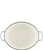 Le Creuset Signature 15.5 Quart Oval Dutch Oven with Stainless Steel Knob, Color:Sea Salt - Image 3