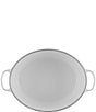 Le Creuset Signature 15.5 Quart Oval Dutch Oven with Stainless Steel Knob, Color:White - Image 3