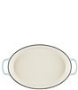Le Creuset Signature 3-Quart Enameled Cast Iron Oval Baker with Loop Handles, Color:Sea - Image 4