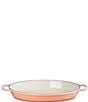 Le Creuset Signature 3-Quart Enameled Cast Iron Oval Baker with Loop Handles, Color:Peche - Image 1