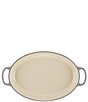 Le Creuset Signature 3-Quart Enameled Cast Iron Oval Baker with Loop Handles, Color:Oyster - Image 4