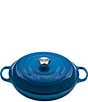 Color:Marseille - Image 1 - Signature 5-Qt Enameled Cast Iron Braiser with Stainless Steel Knob