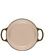 Le Creuset Signature 5.5-Quart Round Enameled Cast Iron Dutch Oven with Gold Stainless Steel Knob, Color:Olive - Image 4