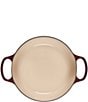 Color:Rhone - Image 4 - Signature 5.5-Quart Round Enameled Cast Iron Dutch Oven with Gold Stainless Steel Knob - Rhone