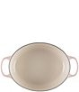 Le Creuset Signature 6.75-Quart Oval Dutch Oven with Light Gold Knob- Peche, Color:Peche - Image 5