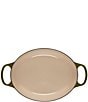 Le Creuset Signature 6.75-Quart Oval Enameled Cast Iron Dutch Oven with Gold Stainless Steel Knob, Color:Olive - Image 4