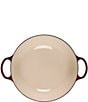Color:Rhone - Image 4 - Signature 7.5-Quart Round Enameled Cast Iron Chef's Oven with Gold Stainless Steel Knob - Rhone