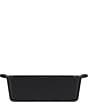 Le Creuset Signature Enameled Cast Iron Loaf Pan, 2-Quart, Color:Licorice - Image 2
