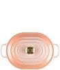 Le Creuset Signature Enameled Cast Iron Oblong Dutch Oven with Lid, 3.75 Qt., Color:Peche - Image 3