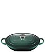 Le Creuset Signature Enameled Cast Iron Oblong Dutch Oven with Lid, 3.75-qt, Color:Artichaut - Image 5