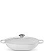 Le Creuset Signature Enameled Cast Iron Oblong Dutch Oven with Lid, 3.75 Qt., Color:White - Image 1