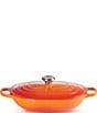Le Creuset Signature Enameled Cast Iron Oblong Dutch Oven with Lid, 3.75 Qt., Color:Flame - Image 1