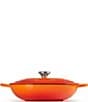 Le Creuset Signature Enameled Cast Iron Oblong Dutch Oven with Lid, 3.75 Qt., Color:Flame - Image 2
