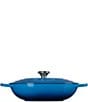 Le Creuset Signature Enameled Cast Iron Oblong Dutch Oven with Lid, 3.75 Qt., Color:Marseille - Image 2