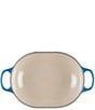 Le Creuset Signature Enameled Cast Iron Oblong Dutch Oven with Lid, 3.75 Qt., Color:Marseille - Image 4
