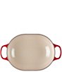 Le Creuset Signature Enameled Cast Iron Oblong Dutch Oven with Lid, 3.75 Qt., Color:Cerise - Image 4