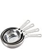 Le Creuset Stainless Steel Baking Measuring Cups, Set of 4, Color:Silver - Image 1