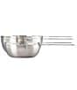 Color:Silver - Image 4 - Stainless Steel Baking Measuring Cups, Set of 4