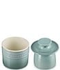 Le Creuset Stoneware Butter Crock, 6-oz, Color:Sea Salt - Image 2