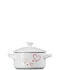 Le Creuset Stoneware Classic Round Mon Coneur Hearts Mini Cocotte, 8 oz. - Image 2