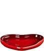 Le Creuset Stoneware Heart Spoon Rest, Color:Cerise - Image 3