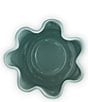 Le Creuset Stoneware Iris Ruffle Vase, Color:Sea Salt - Image 4