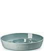 Le Creuset Stoneware Oval Chip and Dip Platter, Color:Sea Salt - Image 2
