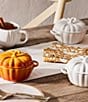 Le Creuset Stoneware Pumpkin Mini Cocotte, 12 oz. - Image 6