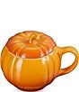 Le Creuset Stoneware Pumpkin Novelty Mug with Lid, 14-oz. - Image 5