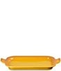 Le Creuset Stoneware Rectangular Dish With Platter Lid, 2.75Qt. - Nectar - Image 4