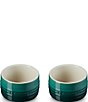 Le Creuset Stoneware Round Ramekin Straight Wall, Set of 2, Color:Artichaut - Image 1