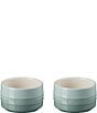 Le Creuset Stoneware Round Ramekin Straight Wall, Set of 2, Color:Sea Salt - Image 1