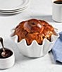Le Creuset Stoneware Ruffle Brioche Baker, 1.4 qt., Color:White - Image 4