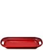 Le Creuset Stoneware Serving Platter, 14-in, Color:Cerise - Image 5