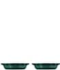 Le Creuset Stoneware Set of 2 Heritage Fluted Pie Dish, 9-in., Color:Artichaut - Image 3