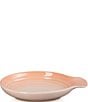 Color:Peche - Image 1 - Stoneware Signature Round Spoon Rest, Peche