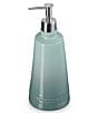Le Creuset Stoneware Signature Soap Dispenser, Color:Sea Salt - Image 3