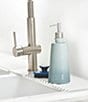 Le Creuset Stoneware Signature Soap Dispenser, Color:Sea Salt - Image 5