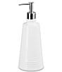 Le Creuset Stoneware Signature Soap Dispenser, Color:White - Image 1