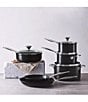 Color:Black - Image 3 - Toughened Nonstick Pro 10-Piece Cookware Set
