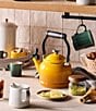 Le Creuset Whistling 1.7-Quart Enamel Steel Classic Kettle - Nectar - Image 5