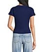 Le Lis Button Front Short Sleeve Top - Image 2