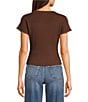 Le Lis Button Front Short Sleeve Top - Image 2