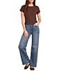Le Lis Button Front Short Sleeve Top - Image 3