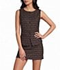 Le Lis Coordinating Plaid Button Front Vest - Image 1