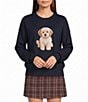 Le Lis Doodle Long Sleeve Crewneck Sweater - Image 1